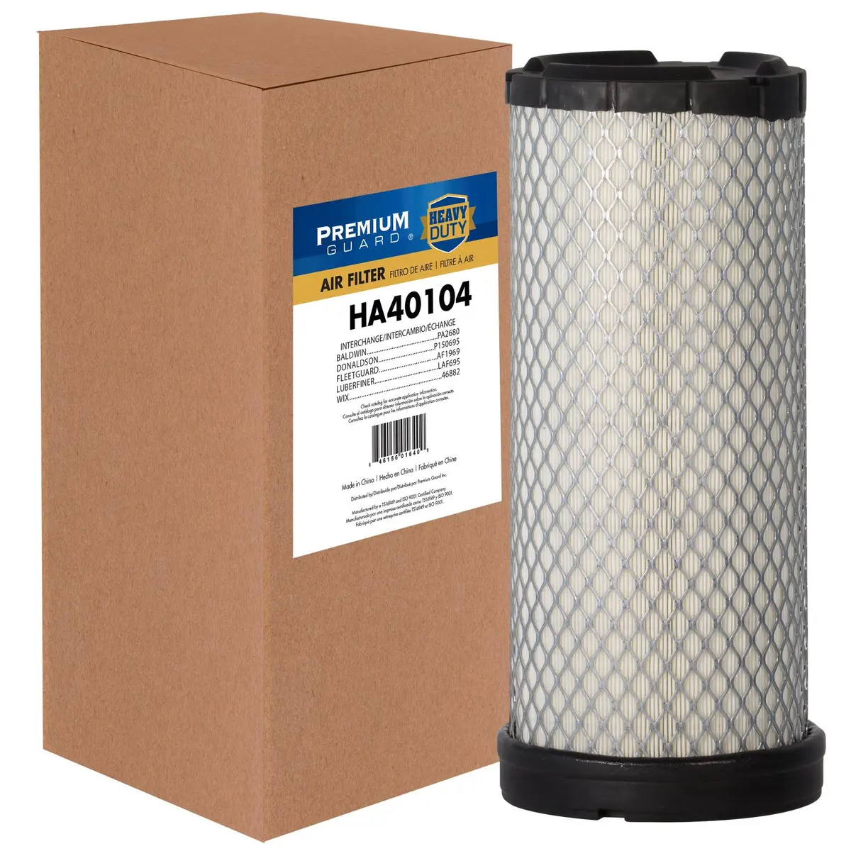 Pg Ha40104 Engine Air Filter | Fits 1993 Genesis Transit Buses Genesis 1