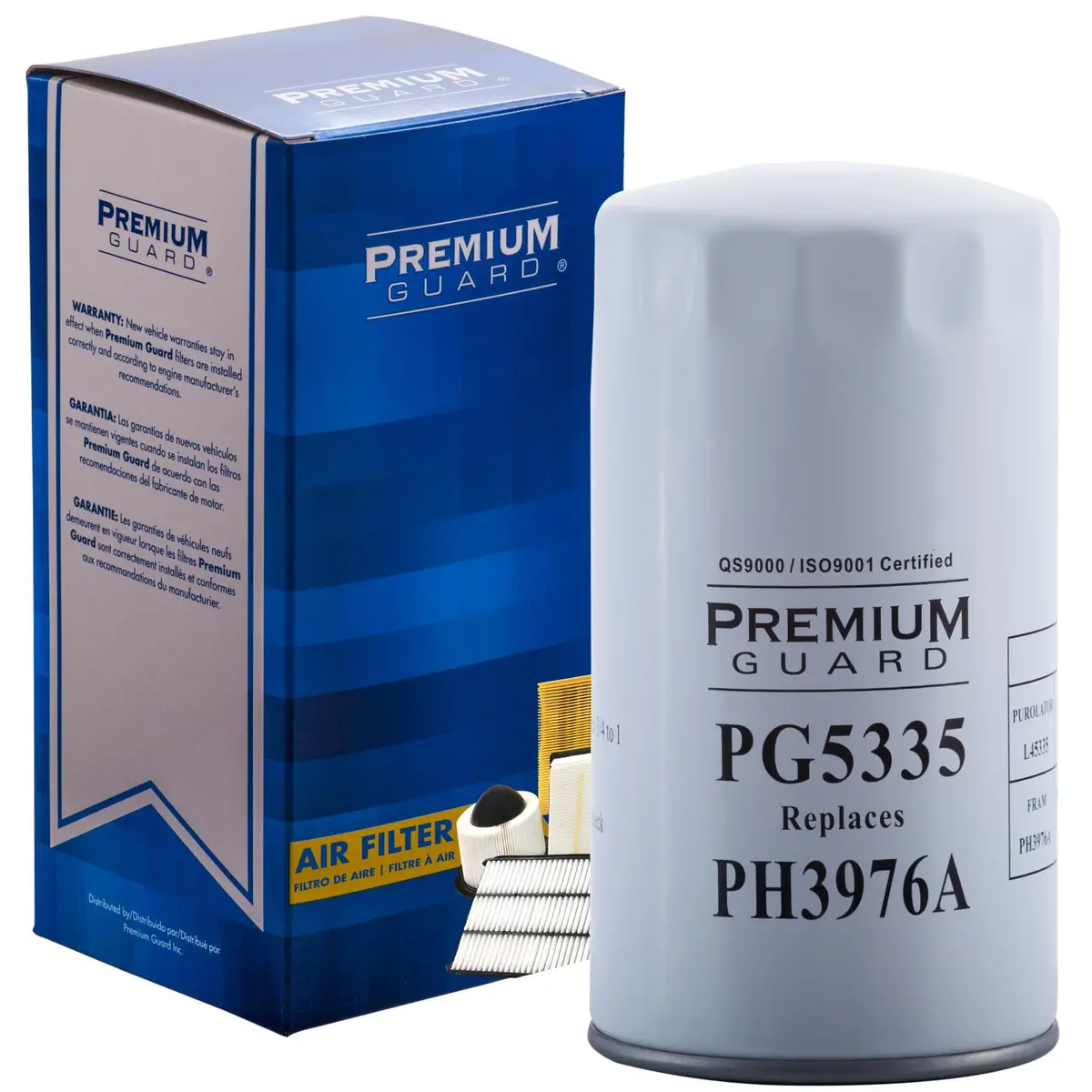 Pg Pg5335 Optimal Protection Oil Filter | Fits 1989 Federal Motors Federal Motors 1