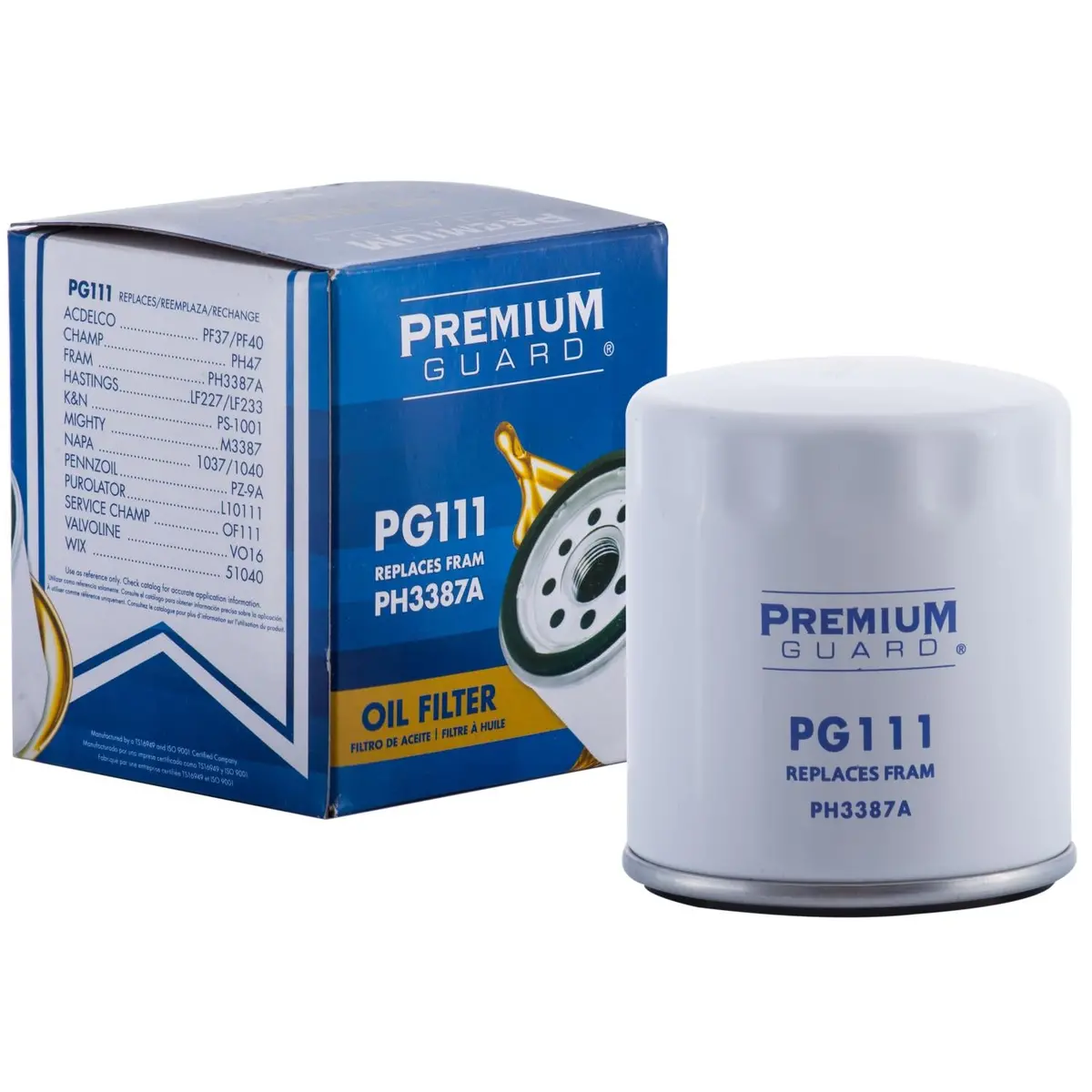 Pg Pg111 Optimal Protection Oil Filter | Fits 2009 Chevrolet Aveo 1