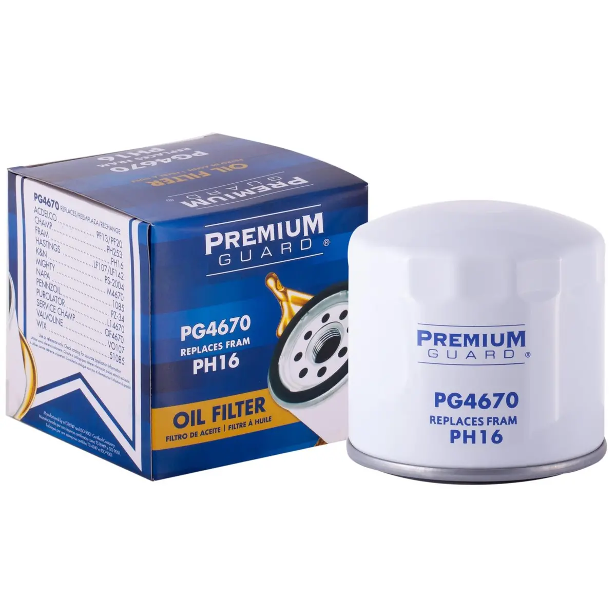 Pg Pg4670 Optimal Protection Oil Filter | Fits 1963 Triumph Herald 1
