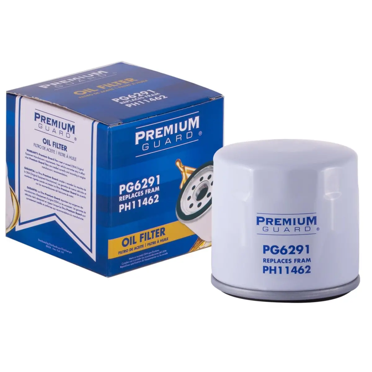 Pg Pg6291 Optimal Protection Oil Filter | Fits 2017 Chevrolet Spark Classic 1