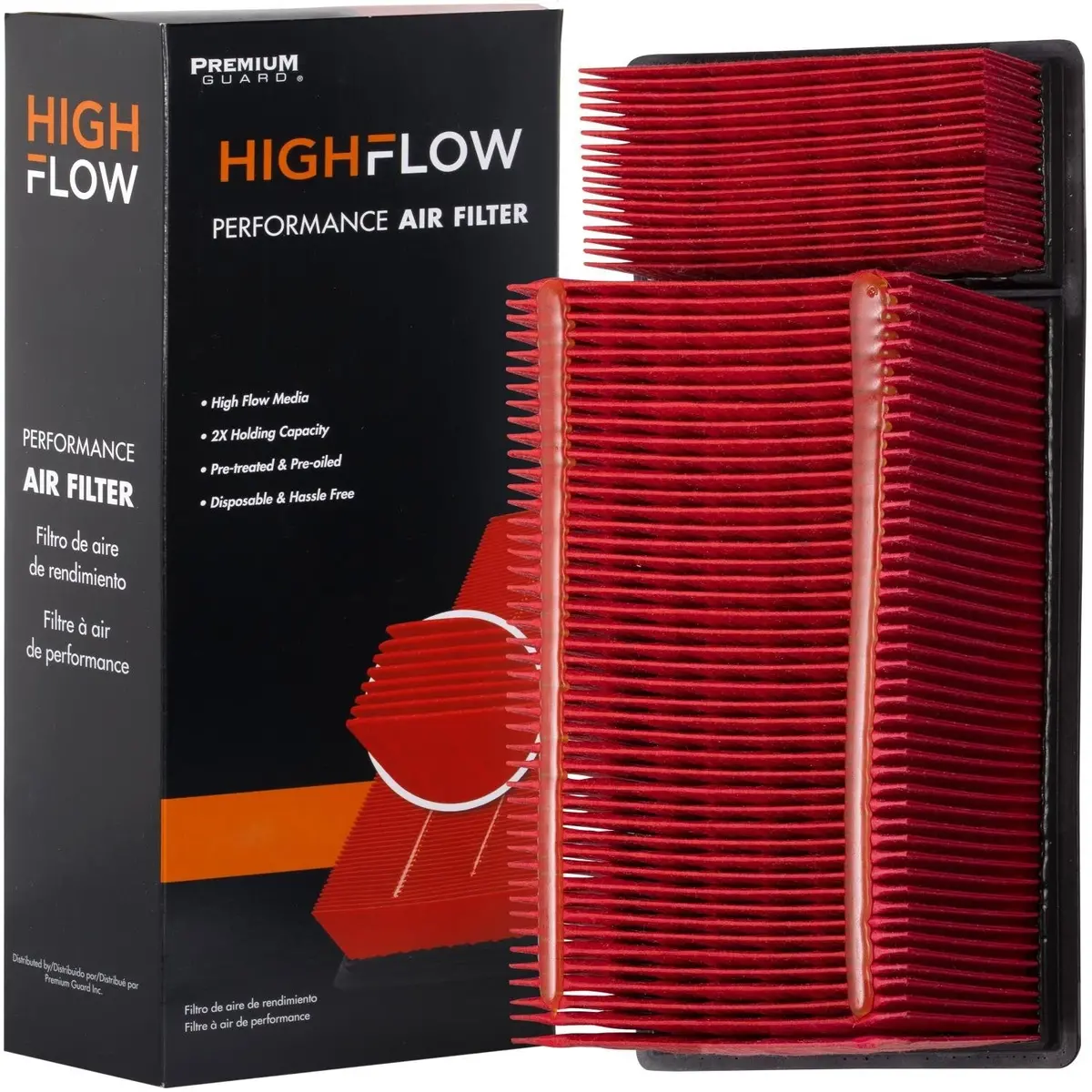 Highflow Pa6109x, High Performance, Pre-Oiled Disposable Engine Air Filter | Fits 2027 Ford F-650 1