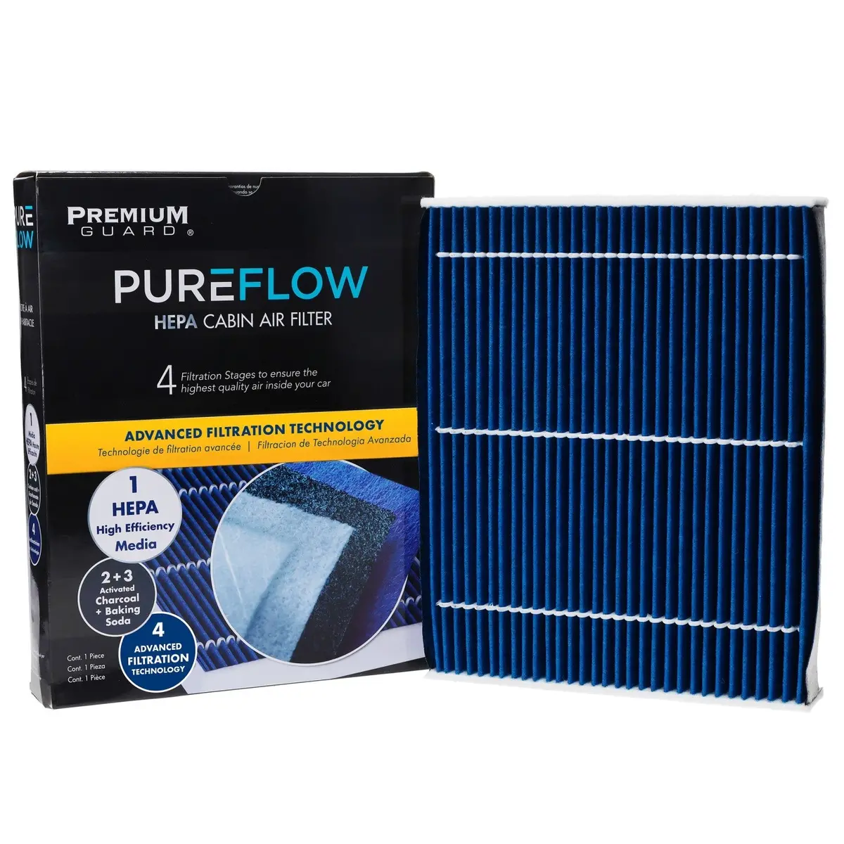 Pureflow® 2027 Ford Bronco Cabin Air Filter With Hepa And Antibacterial Technology, Pc99806hx 1