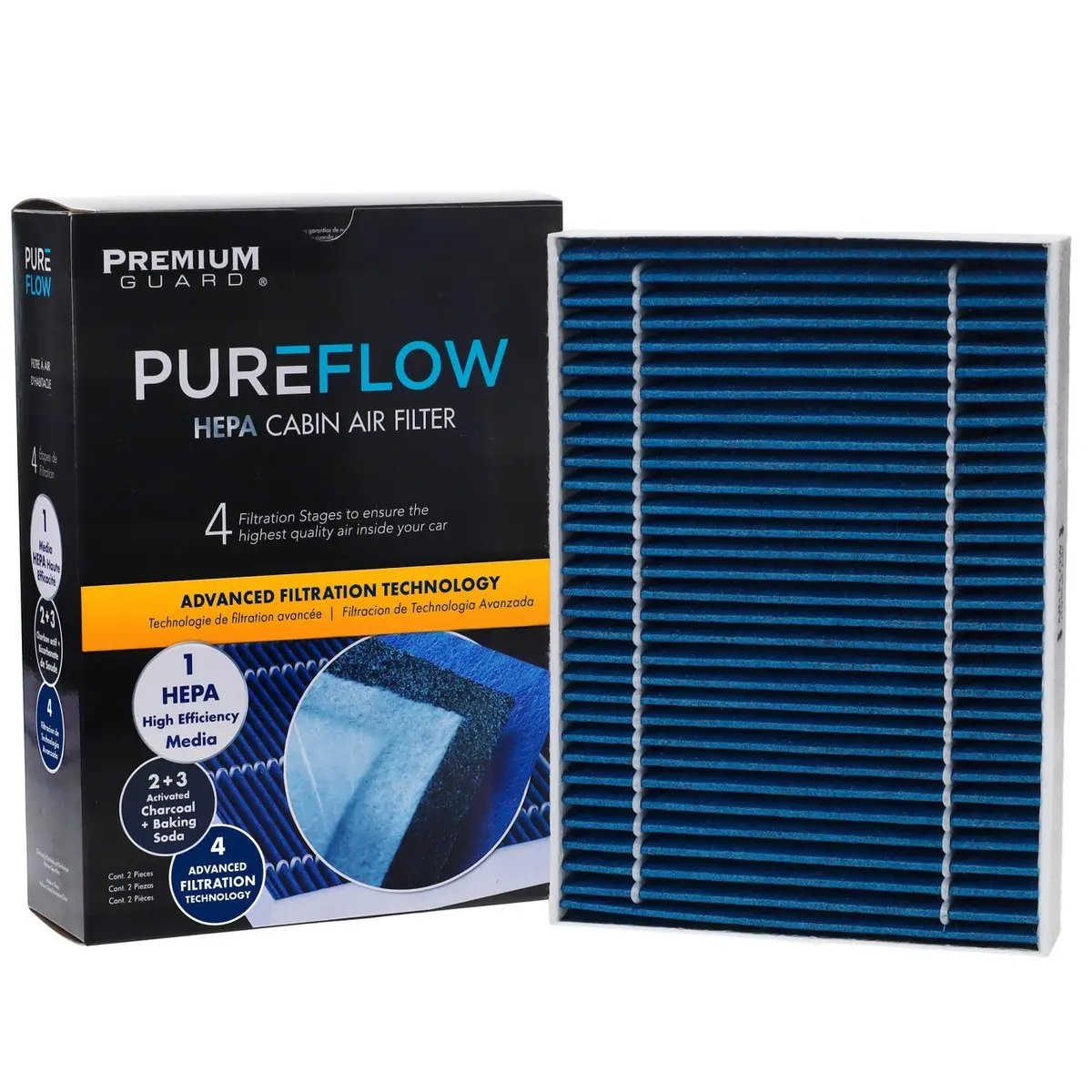 Pureflow® 2027 Bmw 840I Cabin Air Filter With Hepa And Antibacterial Technology, Pc99244hx 1