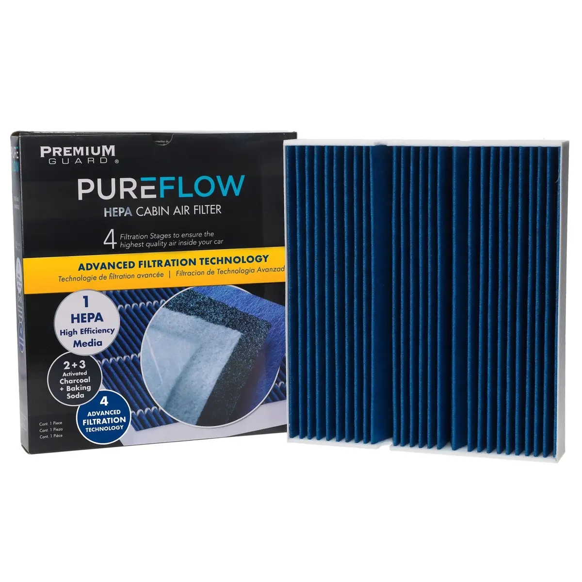 Pureflow® 2027 Mercedes-Benz Glb250 Cabin Air Filter With Hepa And Antibacterial Technology, Pc99555hx 1