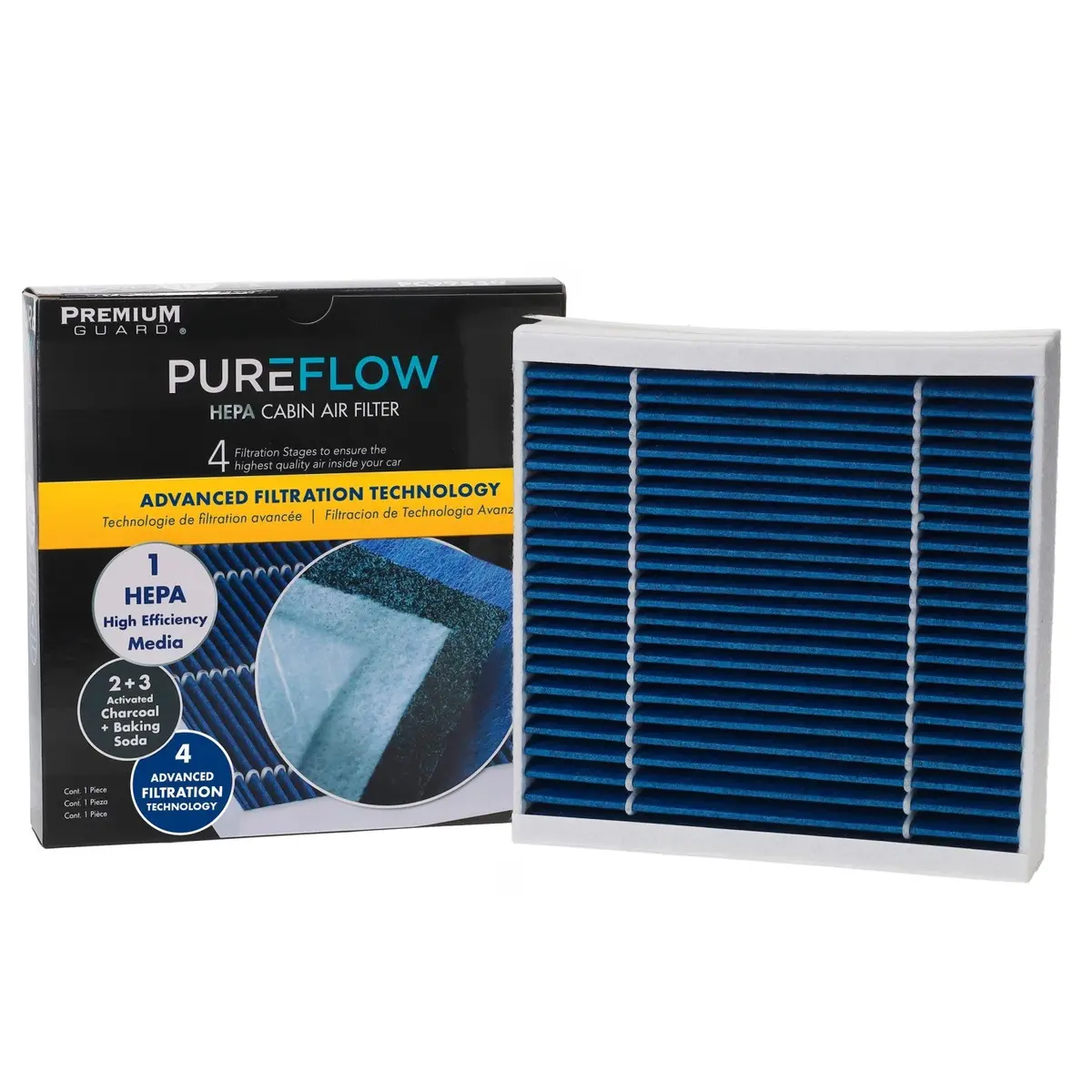 Pureflow® 2027 Mercedes-Benz Gls580 Cabin Air Filter With Hepa And Antibacterial Technology, Pc99559hx 1