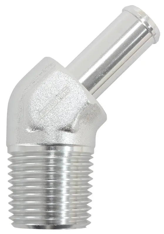 1/2" Npt To -8 An 45° Hose Barb Adapter – Stainless Steel Fitting 1