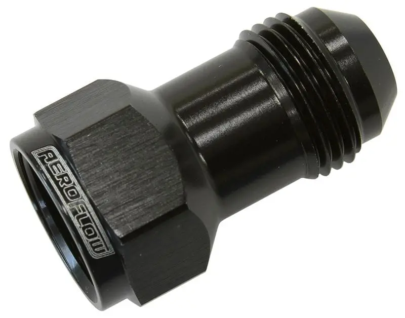 6An Female-To-Male Straight Adapter Fitting – Black Anodized Af952-06Blk 1