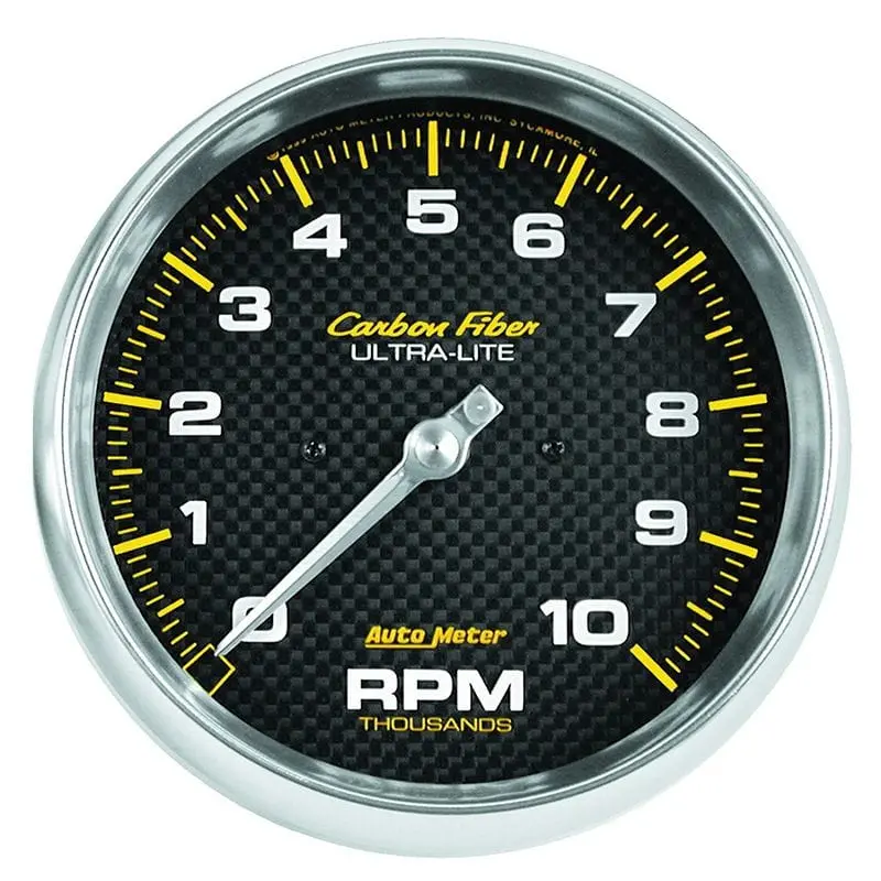 Carbon Fiber Digital Tachometer – 5-Inch Display With Led Backlight (Au4898) 1