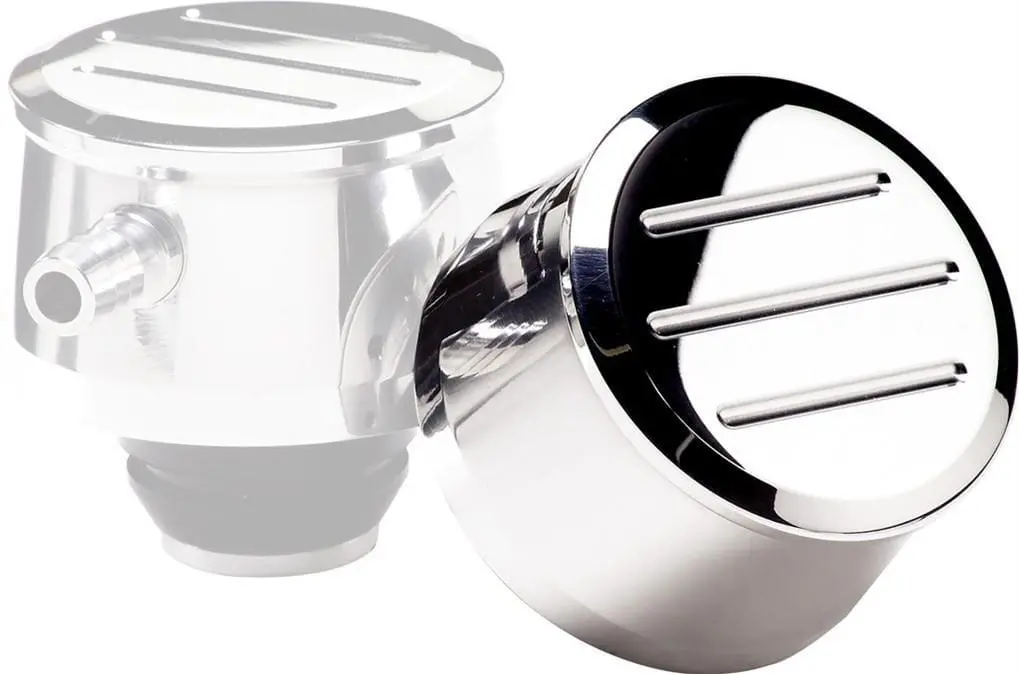 Polished Milled Aluminum Round Valve Cover Breather Ball – Universal Fit (Bs20820) 1