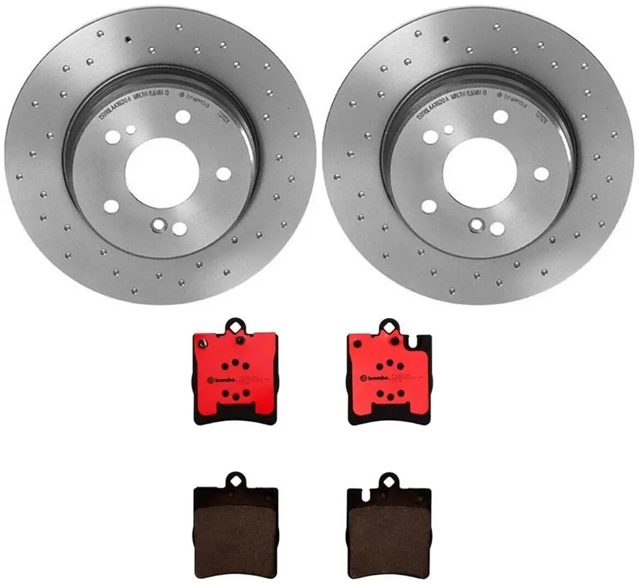 Brembo Ktx0058 Brake Pad And Rotor Kit 1