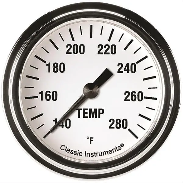 Classic Instruments Wh326Slf-06 White Hot Series Gauge 1