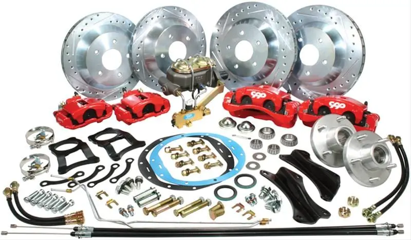 Classic Performance 6872Frbk-Bb Chevy Midsize Stock Spindle Disc Brake Conversion Kit 1