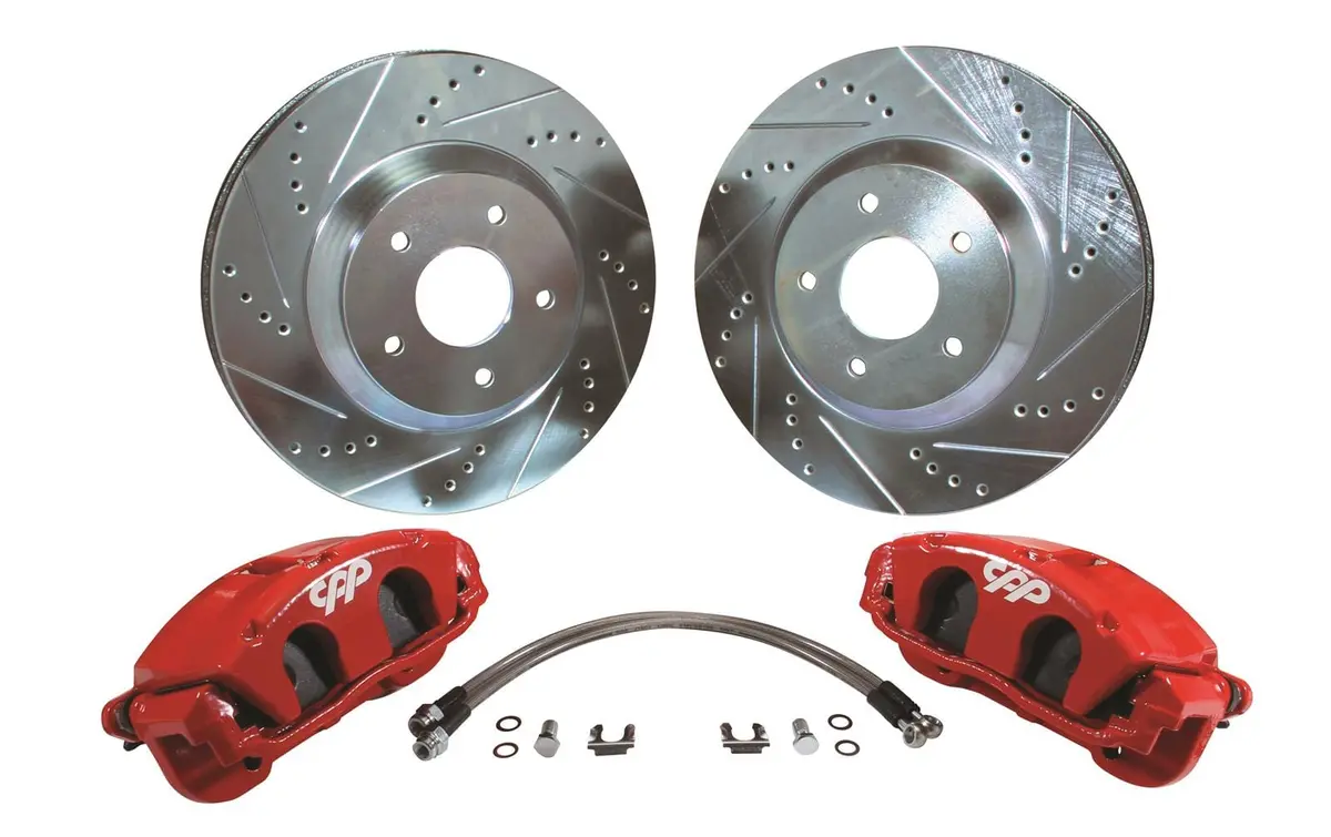 Classic Performance 6481Wbk-C5R Disc Brake Conversion Kit – Bolt-On Front & Rear Upgrade For C5 Corvettes 1
