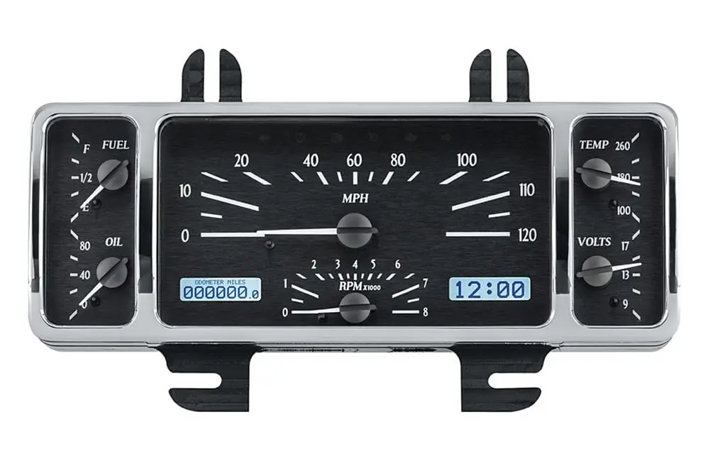 Dakota Digital Vhx-40F-K-W Analog Gauge Cluster – Direct-Fit Replacement With Modern Electronics And Classic Styling 1