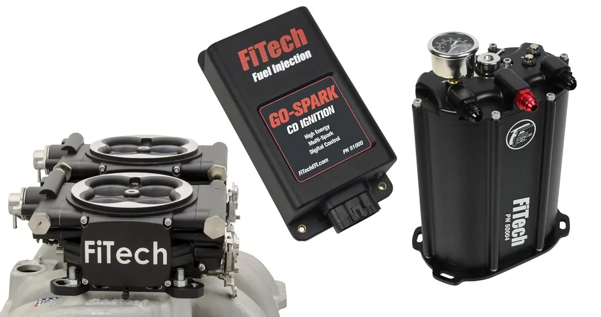 Fitech Go Efi 2X4 Intake System - 625 Hp Fuel & Spark Master Kit (93562) 1