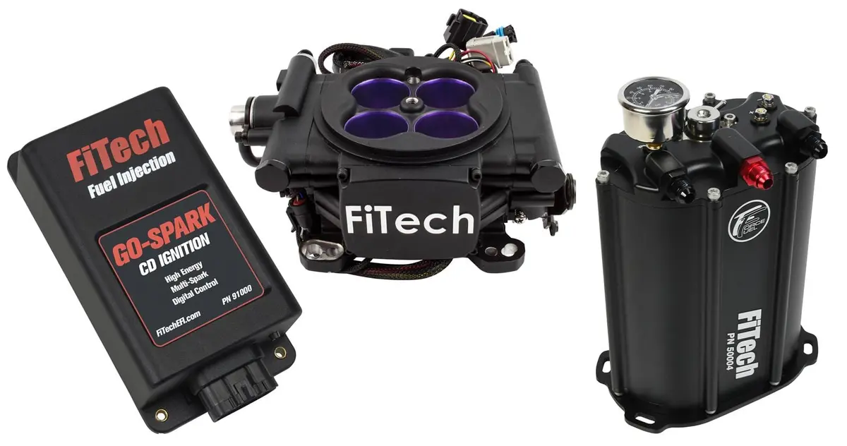 Fitech Meanstreet Efi System – 800 Hp Self-Tuning Fuel Injection With Force Fuel Pump (93508) 1