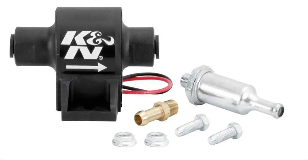 K&N 81-0400 Inline Electric Fuel Pump – High-Flow Replacement For Performance Systems 1