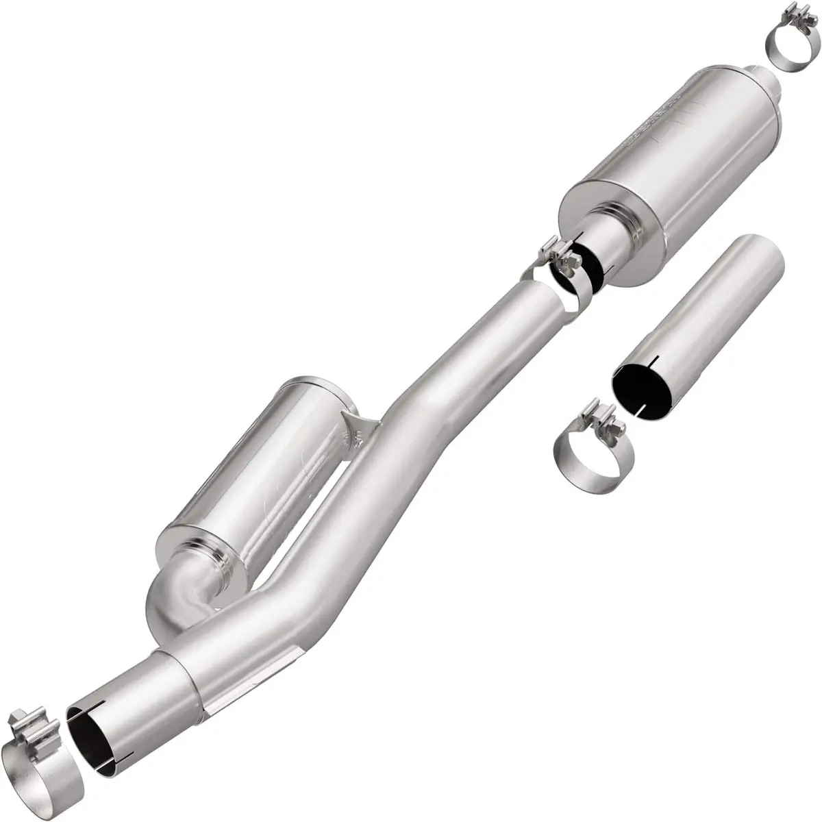 Magnaflow 19533 Performance Muffler – Stainless Steel, Straight-Through Flow Design 1