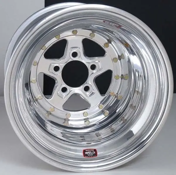 Aluma Star 2.0 Series 15X15" Polished Aluminum Wheel 1