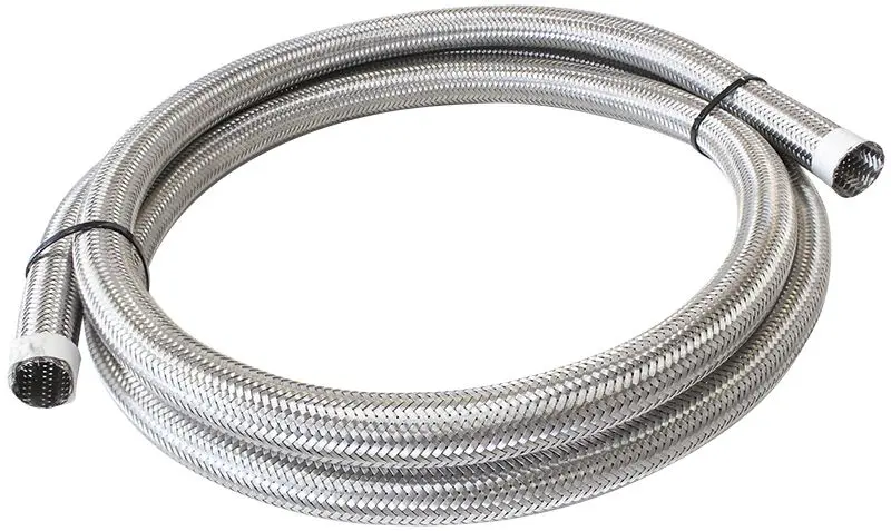 Af111 Stainless Steel Braided Hose – 9/16" Id, 4.5 Meter Length 1