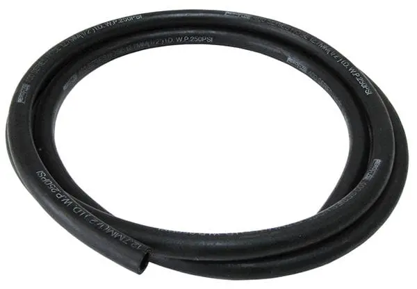 -4An Black Push-Lock Fuel Hose - 400 Series, 1-Meter Length 1