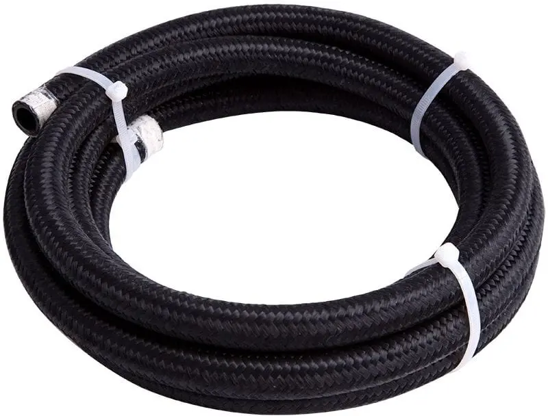 Af450-08-15M 8An Black Braided Lightweight Hose – 15 Feet 1