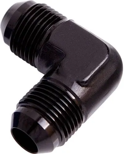 Earl'S Af821-12Blk 12An 90° Male Flare Union Fitting 1
