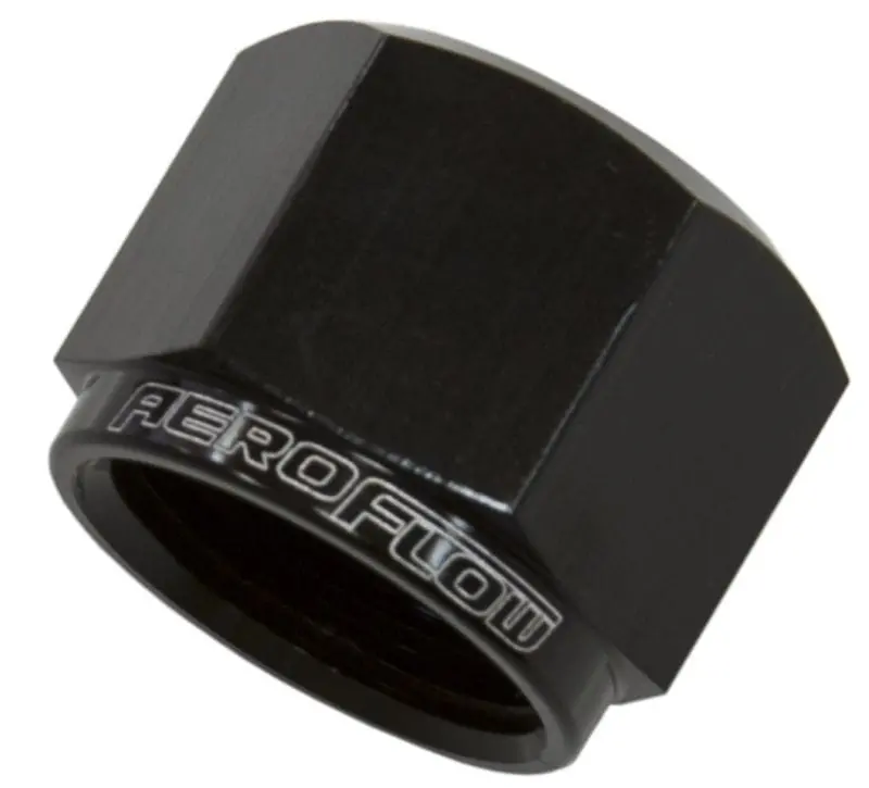-20An Black Anodized Flare Cap Fitting (Af820-20Blk) 1