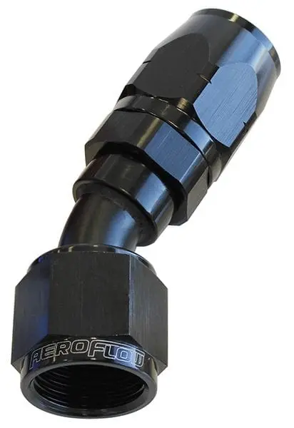 500 Series Swivel Hose Fitting – 30° -4An Black End (Af507-04Blk) 1