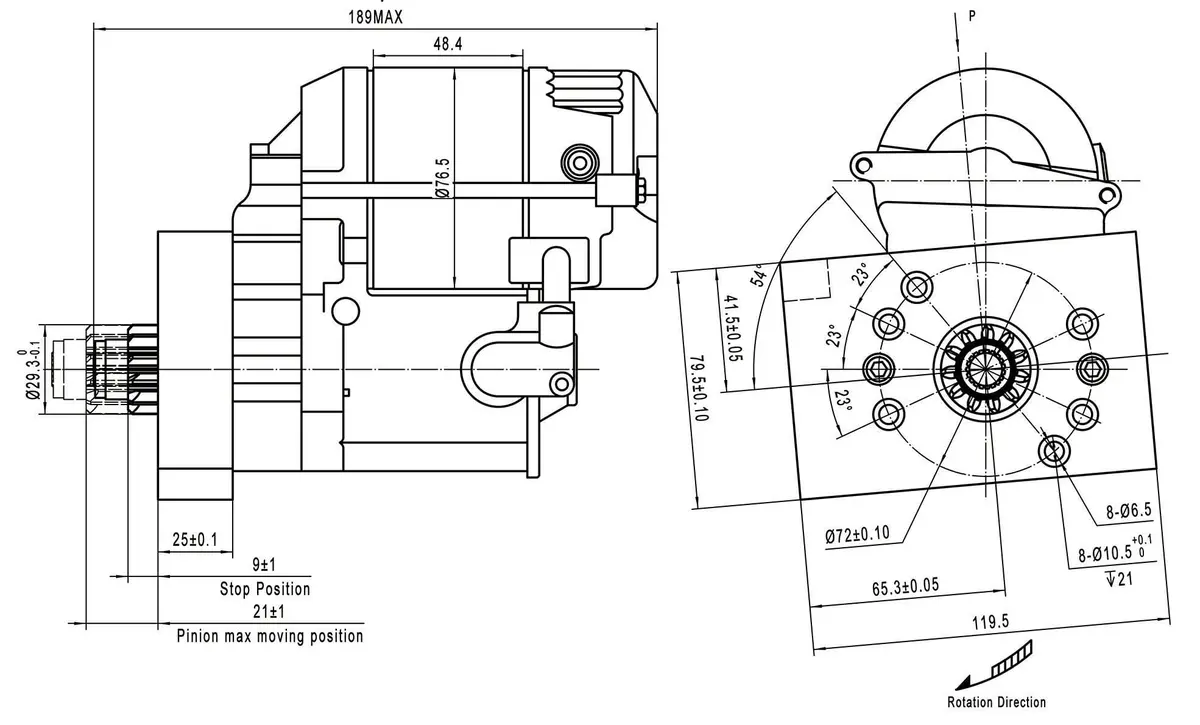 Ford Xpro High-Torque Starter – Compatible With 289, 351W, And 351C Windsor & Cleveland Engines 2