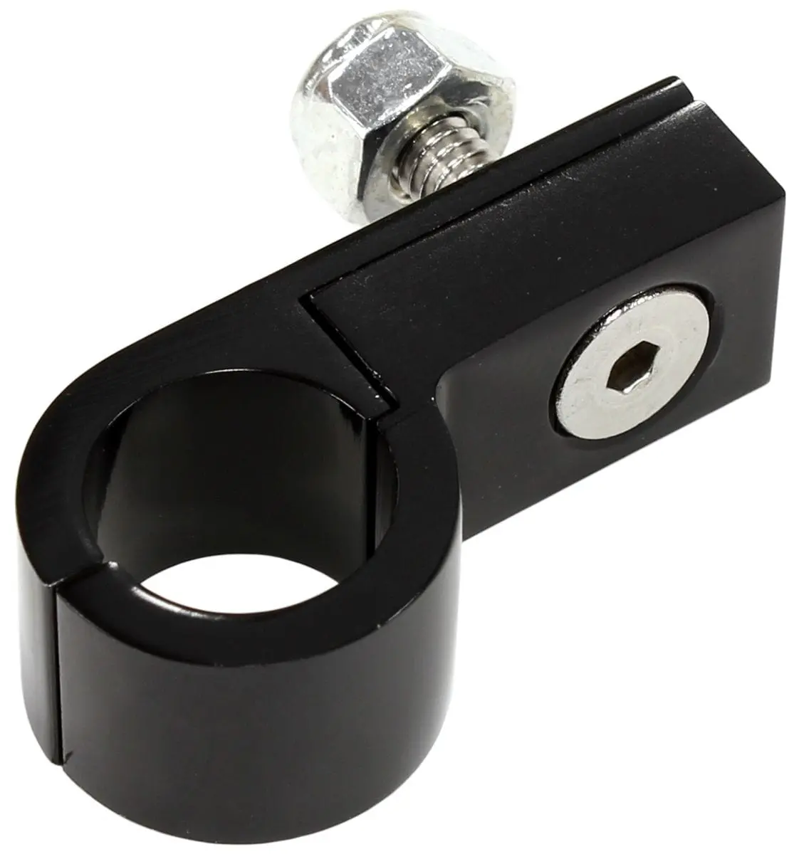 Billet Aluminum P-Clamp – 9/16" Diameter, Anodized Black For Secure Hose Retention 1