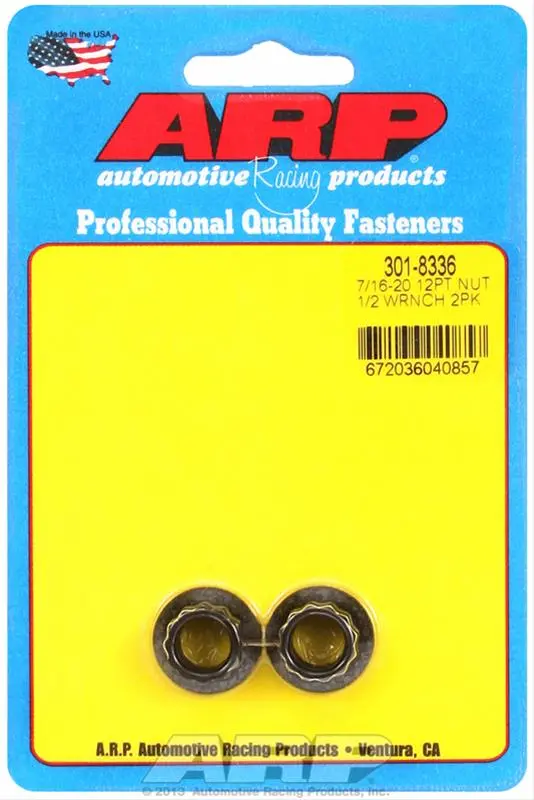 Arp 12-Point Hex Nuts – Grade 8740 Chromoly, Pack Of 10 (301-8336) 1