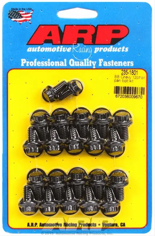 Arp 235-1801 Oil Pan Bolt Kit – Chromoly Steel, Torque-To-Yield Spec 1