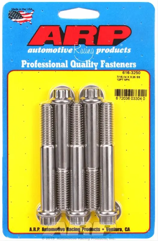 Arp Stainless Steel Engine Bolts – 616-3250 1