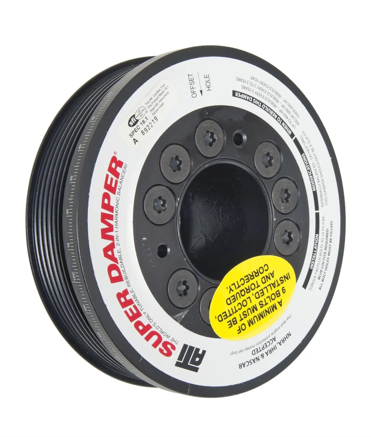 Ati 918584 Serpentine Super Damper Harmonic Balancer 1