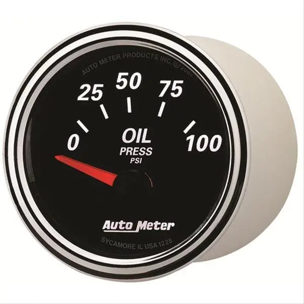 Autometer Designer Black Ii Analog Tachometer - 3-3/8", Led Backlit (1228) 1