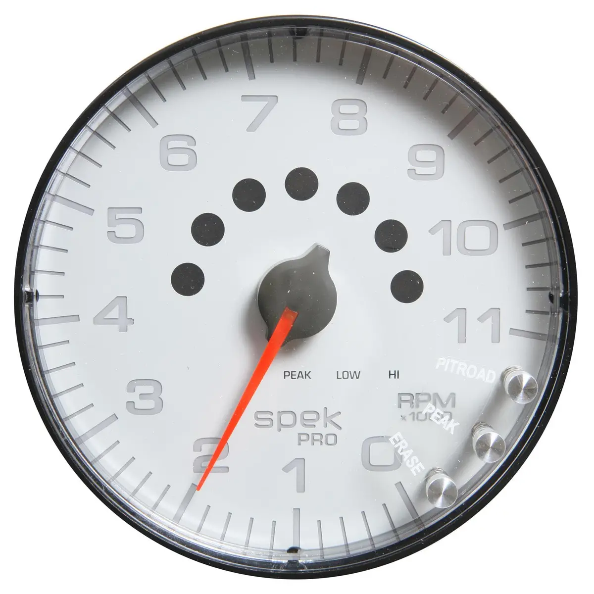 Autometer Spek-Pro Tachometer – 5-Inch Analog Gauge With Programmable Shift Light (P336128) 1