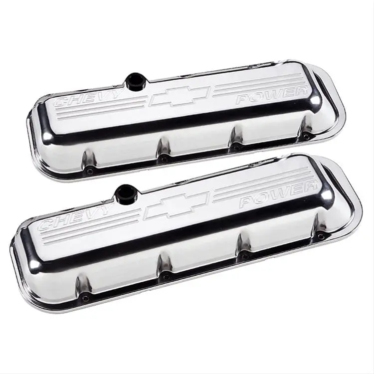 Billet Specialties Die-Cast Aluminum Valve Covers - Universal Fit, Polished Finish (96022) 1