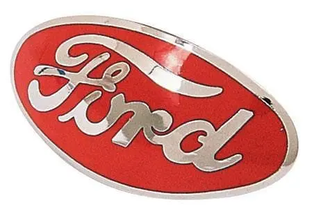 Bob Drake Bdb-8212-Str-R Red Porcelain Vehicle Emblem 1