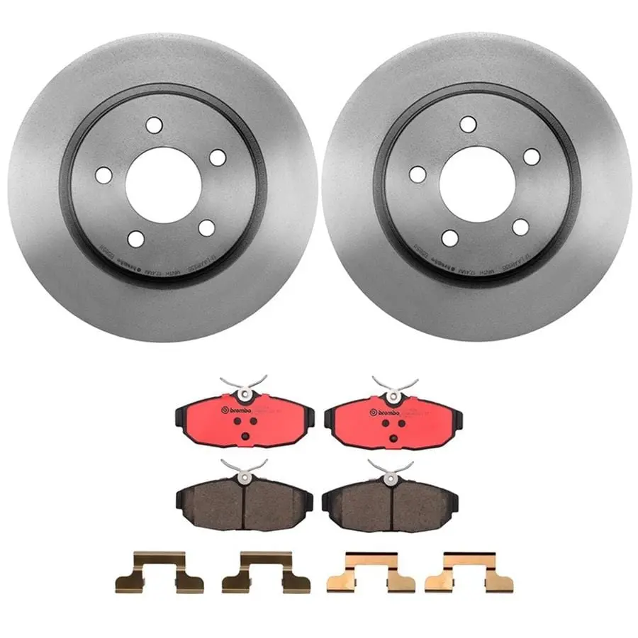 Brembo Kt00533 Disc Brake Pad And Rotor Combo Kit 1