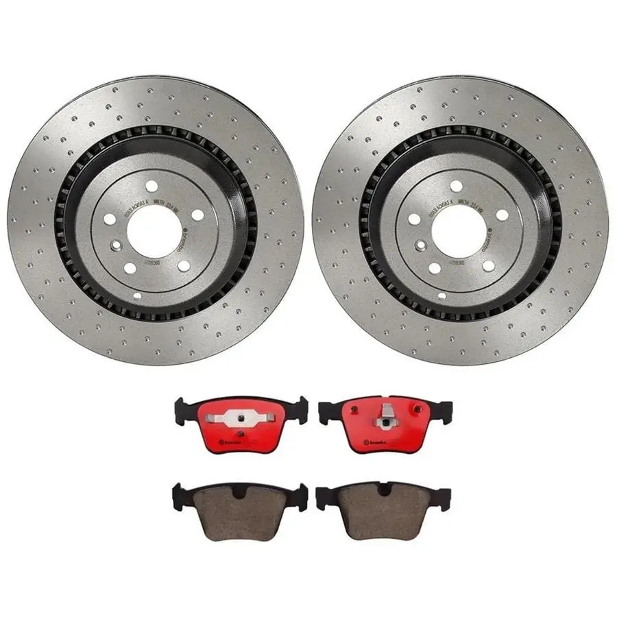 Brembo High-Performance Brake Kit - Rotors & Pads, Street & Track Use (Kt00B70) 1