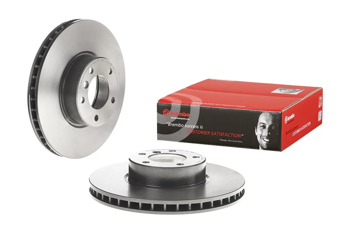 Brembo 09.8961.21 Uv-Coated Premium Brake Rotors 1