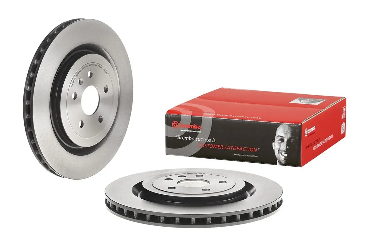 Brembo 09.C005.11 Uv-Coated Premium Brake Rotors – Front Or Rear Fitment 1