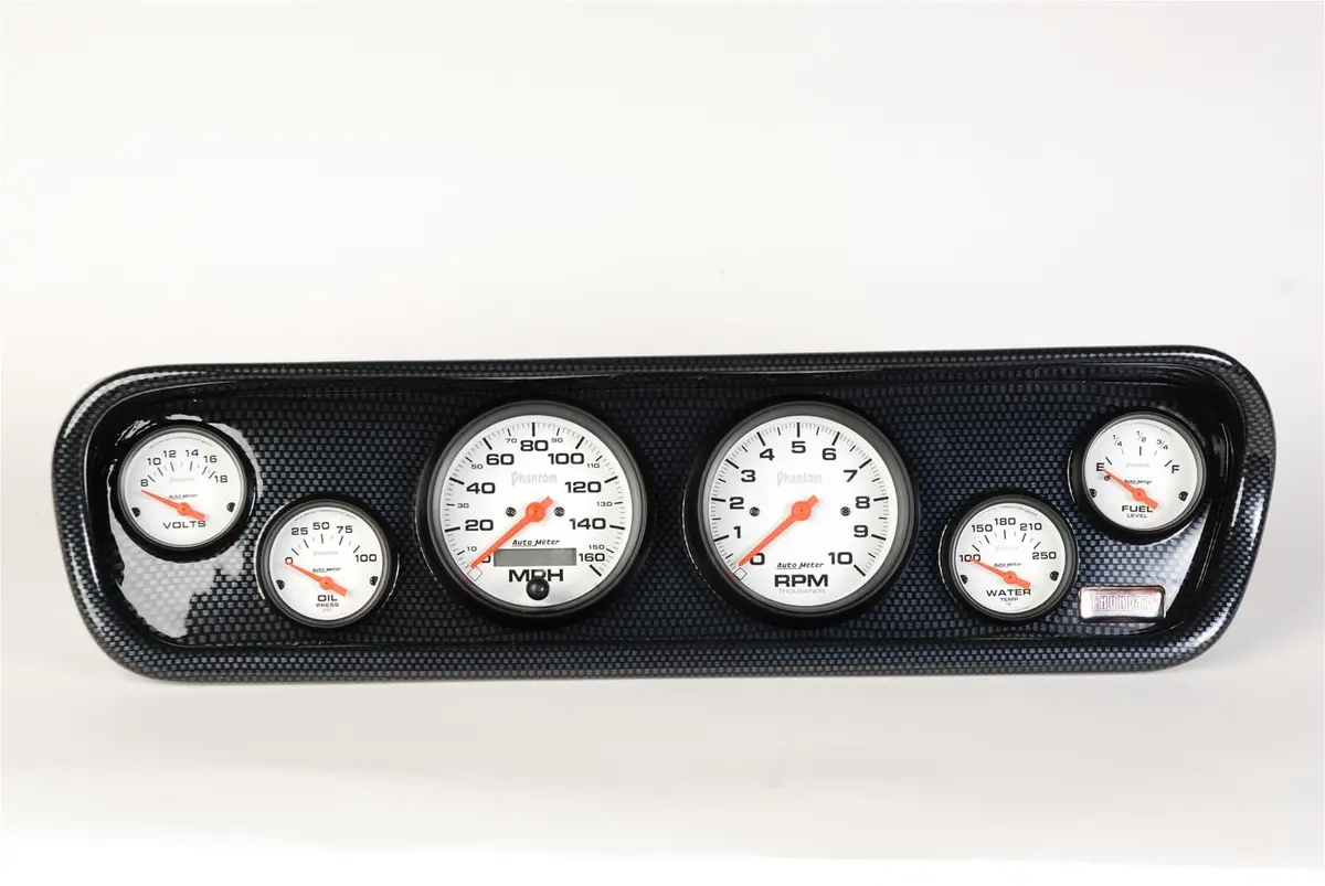 Thunder Road Classic Instrument Panel With Autometer Gauges (Model 612640413) 1