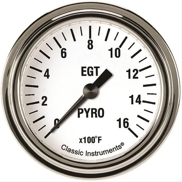 Classic Instruments White Hot Series Speedometer & Tachometer Set – Wh398Slf 1