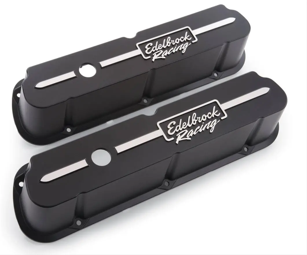 Edelbrock Die-Cast Aluminum Valve Covers – Stylish & Functional Engine Dress-Up 1