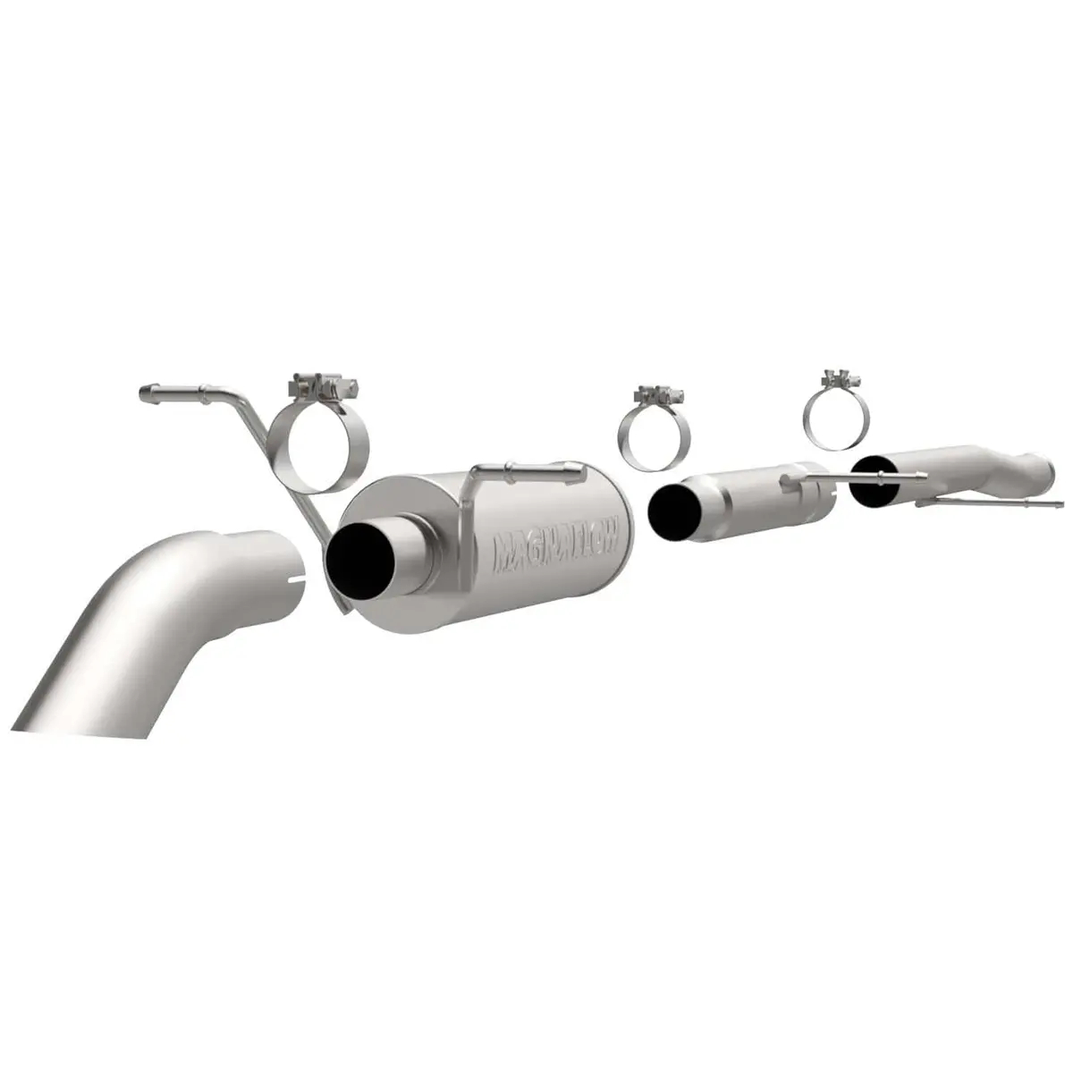 Magnaflow Off-Road Pro Turndown Exhaust System – Mandrel-Bent Stainless (17102) 1