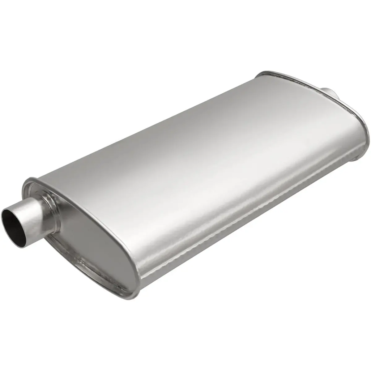Magnaflow 201-6597 Universal Performance Muffler – Stainless Steel, Straight-Through Design, 2.5" Inlet/Outlet 1
