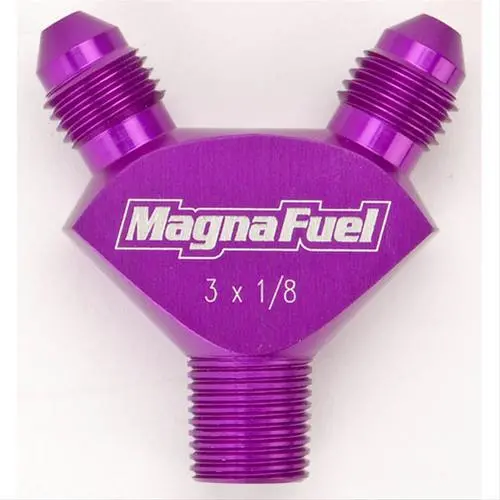 Magnafuel Y-Type Fuel Line Fitting – Aluminum An-20 Branch Connector 1